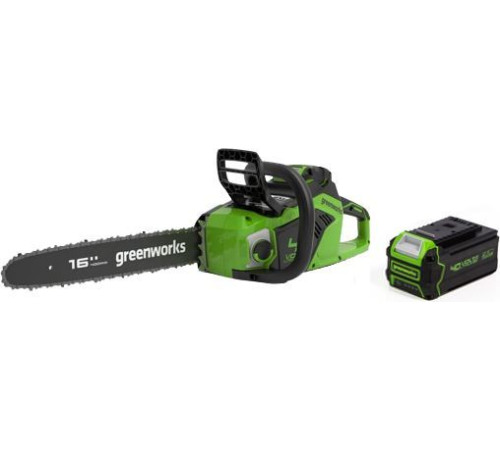 Аккумуляторная пила Greenworks GD40CS18K4 2005807UB с 1-им АКБ 4 Ач