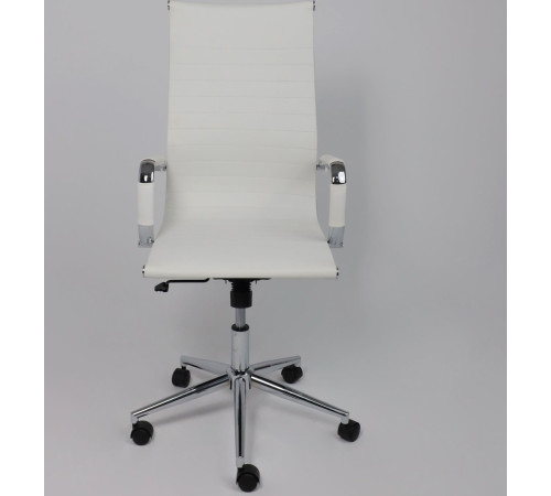 Офисное кресло AksHome Evelin экокожа, белый