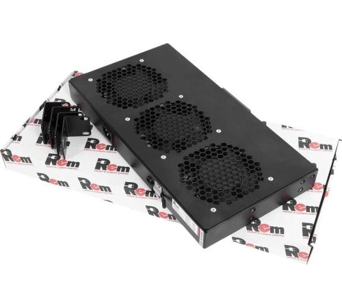 Блок вентиляторов для серверного шкафа Rem R-FAN-3K-1U-9005
