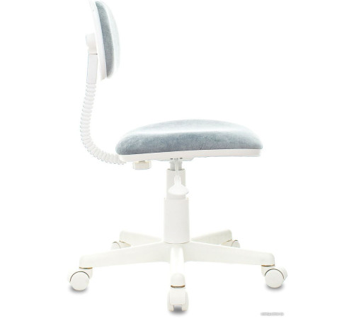 Офисное кресло Бюрократ CH-W201NX серо-голубой Light-28/пластик белый