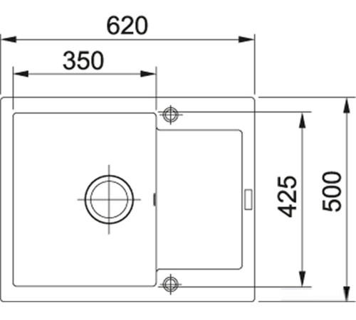 Кухонная мойка Franke MRG 611С бежевый