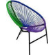 Набор садовой мебели Garden Story Акапулько AC-MT003 черный/синий/фиолетовый/зеленый
