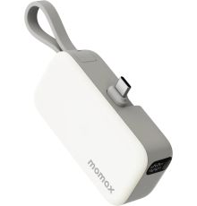 Внешний аккумулятор Momax 1-Power Mini 3-in-1 USB-C IP130 5000mAh белый