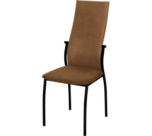 Стул Древпром Престиж ДП2-19 черный матовый/катания корица