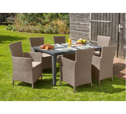 Кресло Allibert Iowa 17197853 капучино