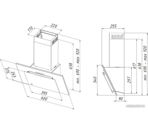 Кухонная вытяжка Akpo Nero Eco 60 WK-4 белый