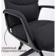 Офисное кресло AksHome Sierra черная ткань/черный металл