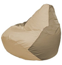 Кресло-мешок Flagman Груша Мини L Г0.1-136 светло-бежевый/темно-бежевый
