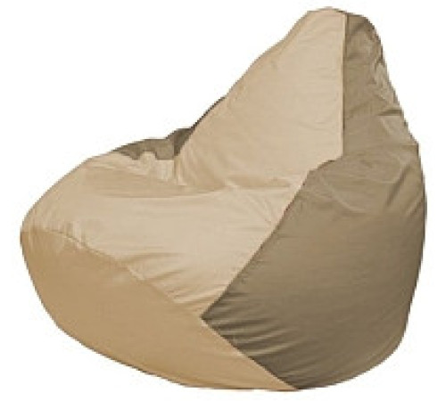 Кресло-мешок Flagman Груша Мини L Г0.1-136 светло-бежевый/темно-бежевый