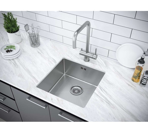 Кухонная мойка Paulmark NEXT 44 UNI PM214444-BS