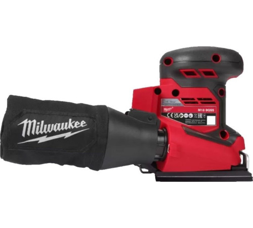 Виброшлифмашина Milwaukee M18 BQSS-502B 4933479967 с 2-мя АКБ, сумка