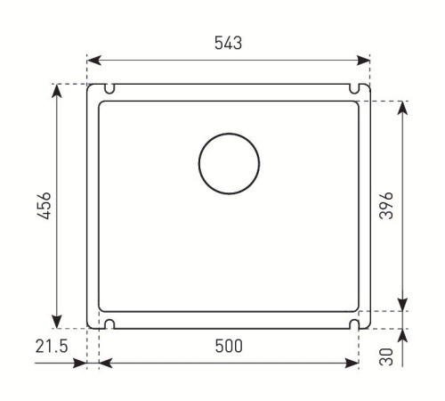 Кухонная мойка Zigmund & Shtain Integra 500 молодое шампанское