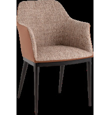 Стул с подлокотниками Stool Group Itan NC DC1122 997-7+ PU8161s коричневый