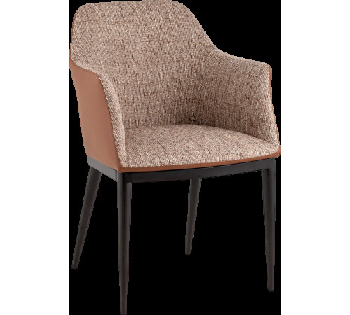 Стул с подлокотниками Stool Group Itan NC DC1122 997-7+ PU8161s коричневый
