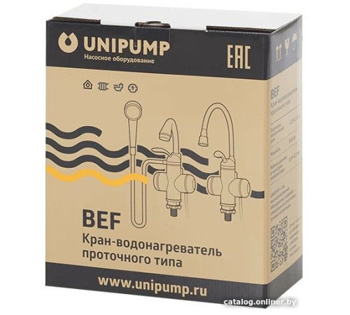 Проточный электрический водонагреватель-кран Unipump BEF-008AF