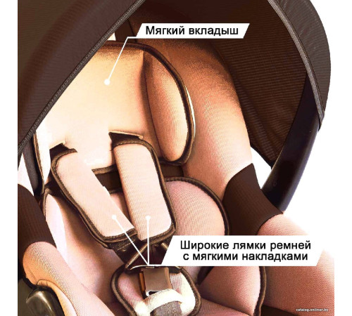 Детское автокресло Zlatek Colibri Lux коричневый