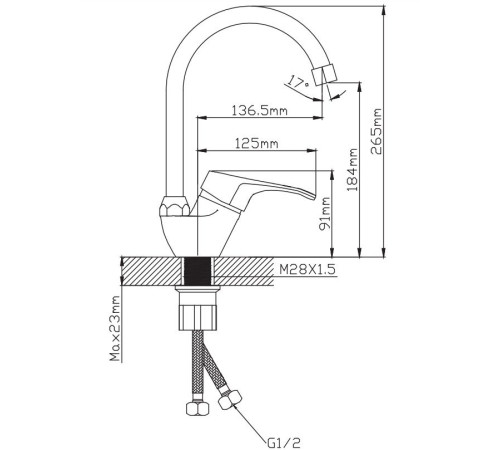 Смеситель Diadonna Д51-294