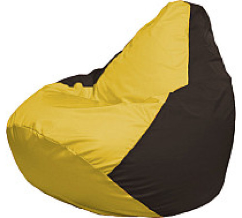 Кресло-мешок Flagman Груша Супер Мега 4XL Г5.1-261 желтый/коричнневый