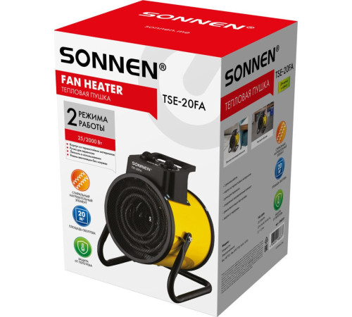 Электрическая тепловая пушка Sonnen TSE-20FA
