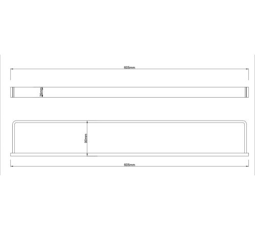 Держатель для полотенца Lauter 21SH8371 Chrome