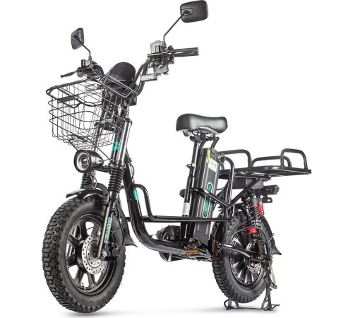 Электровелосипед Gelbert Khan Monster 2 черный