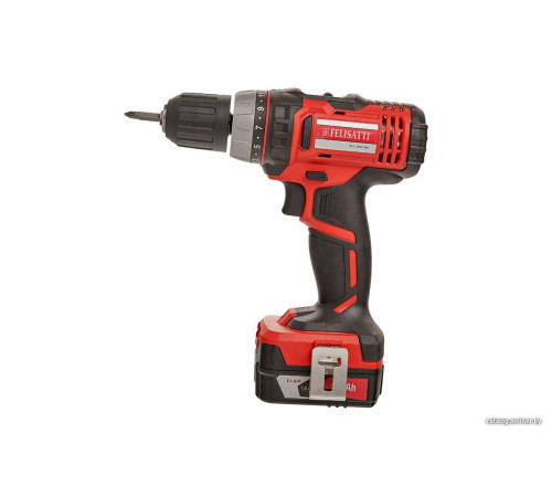 Дрель-шуруповерт Felisatti ДА-10/14.4Л3М 3830.5.1.10 с 2-мя АКБ, кейс