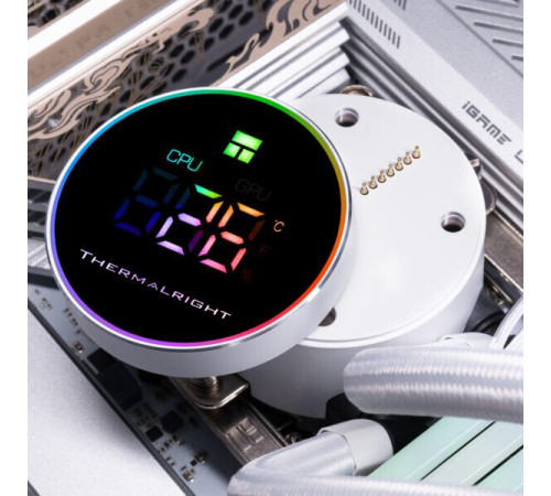 Система жидкостного охлаждения для процессора Thermalright Frozen Magic 360 Digital ARGB V2 белый