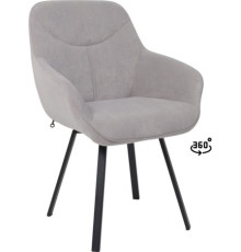 Стул Мамадома Romeo smile 360 b22 Grey Lux/черный