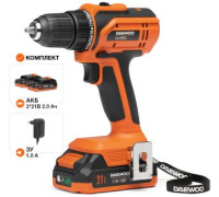 Дрель-шуруповерт Daewoo Power DAA 2122Li Set с 2-мя АКБ, кейс