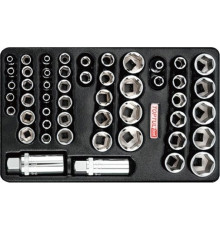 Набор торцевых головок Toptul GZA-5001 50 предметов