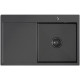 Кухонная мойка Mixline Pro 552923 черный графит, с сифоном