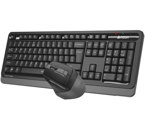 Офисный набор A4Tech Fstyler FGS1035Q черный/серый