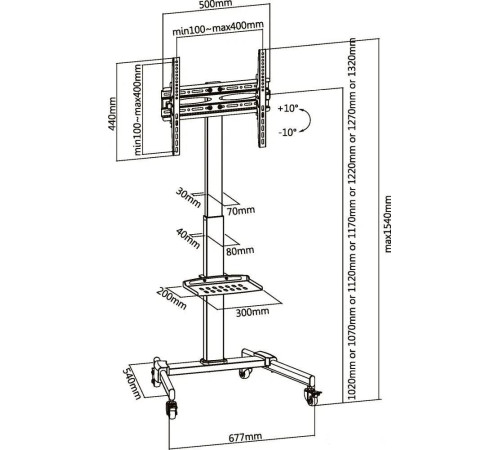 Стойка для телевизора Ultramounts UM252