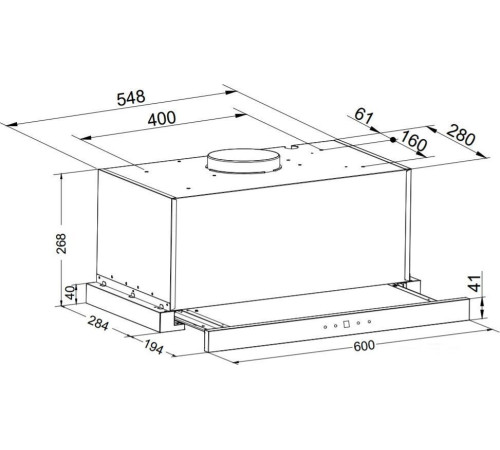 Кухонная вытяжка ZorG Turbo 1200 60 S белый