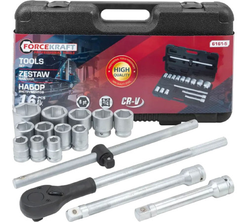 Универсальный набор инструментов ForceKraft FK-6141-9 64494