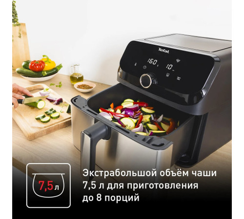 Аэрогриль аэрофритюрница Tefal Easy Fry Mega EY855D10