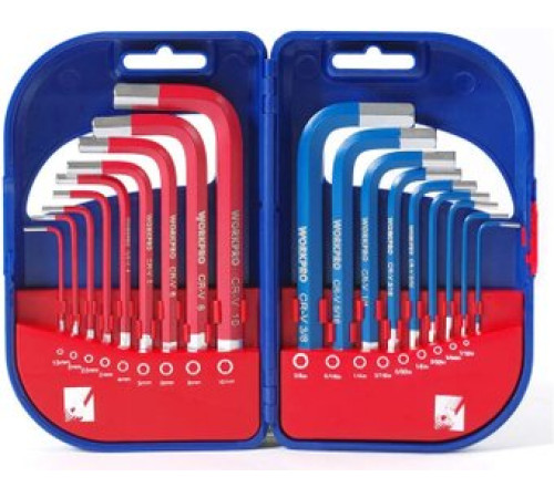 Набор ключей Workpro WP222037 18 предметов