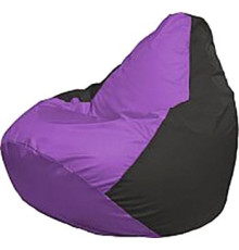 Кресло-мешок Flagman Груша Мега Super Г5.1-101 сиреневый/черный