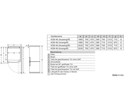 Холодильник Siemens KG49NXXEA