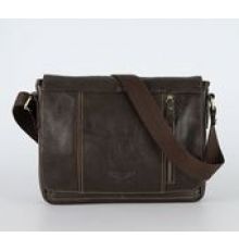 Сумка через плечо Poshete 253-5238-29-DBW коричневый