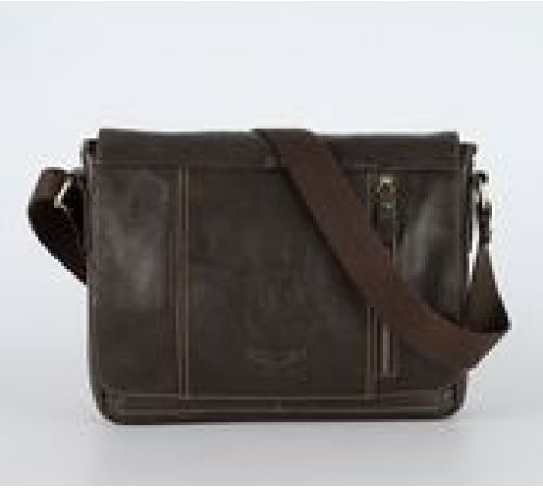 Сумка через плечо Poshete 253-5238-29-DBW коричневый