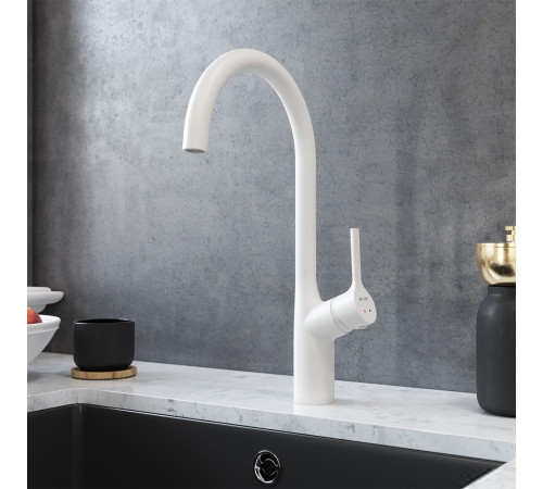 Смеситель AM.PM Spike F9S07033 белый