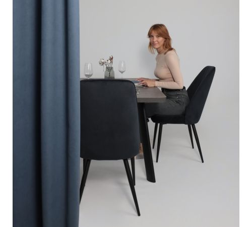 Стул Мамадома Leonard M d24 Black Lux/черный