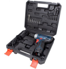 Дрель-шуруповерт FORSAGE BT-CD11-A1 с 2-мя АКб, кейс, набор оснастки