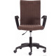 Офисное кресло TetChair Spark флок коричневый