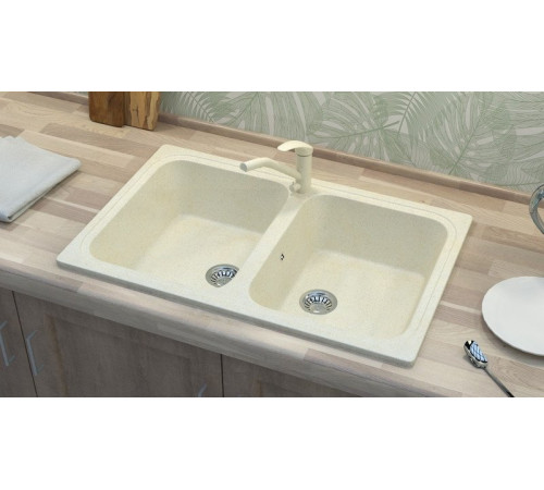 Кухонная мойка MARRBAXX Карельский камень модель 20/Q2 F020Q002 бежевый