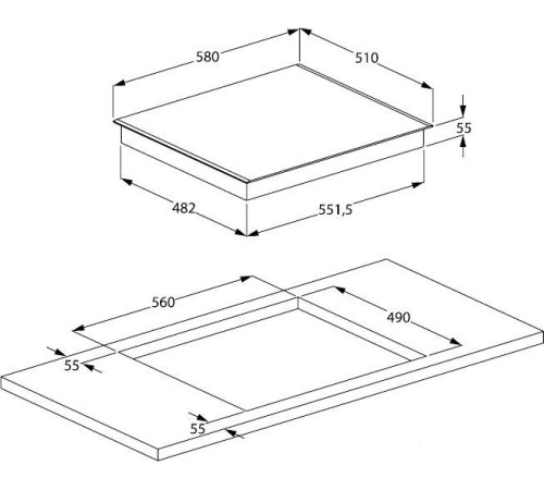 Варочная панель BEKO HII 64401 MTX