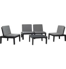 Набор садовой мебели Ipae Progarden MOL05CCA антрацит