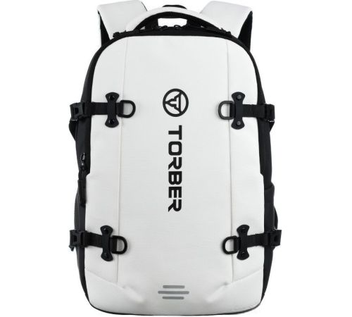 Городской рюкзак Torber Xtreme 18 TS1101WH белый/черный