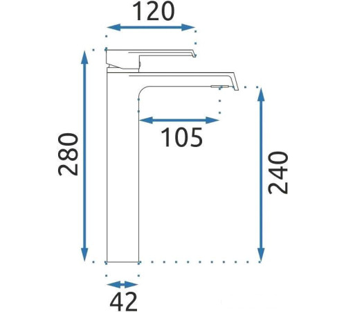 Смеситель Rea Hass B9966 черный